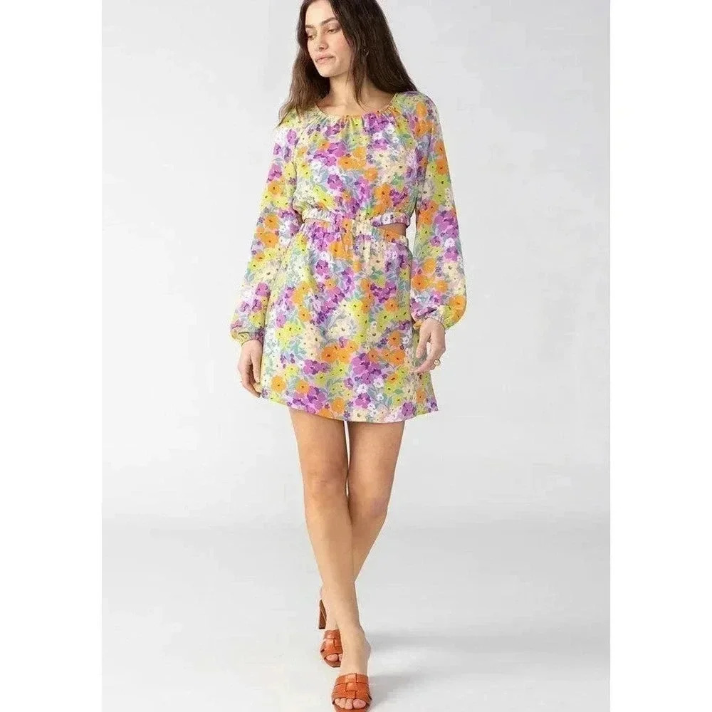 NEW - NWT Sanctuary Fresh Garden Side Cut Out Mini Dress Sz S